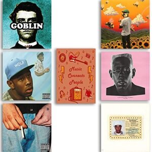 Tyler, The Creator 6 Studio Albums (Goblin / Wolf / Cherry Bomb / Flower Boy / Igor / Call Me When You Get Lost) with Bonus Art Card (CDs)