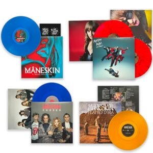 Måneskin Maneskin Complete Colored Discography Collection: Chosen (Blue) / Il Ballo Della Vita (Blue) / Teatro d'ira: Vol. I (Orange)/ Deluxe Rush! Are You Coming? (Red Splatter)/ + Including Bonus (Discos de Vinil)