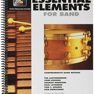 Hal Leonard Livro de Percussão 1 17120 Essential Elements 2000 Plus com CD-ROM - Hal Leonard (CDs)