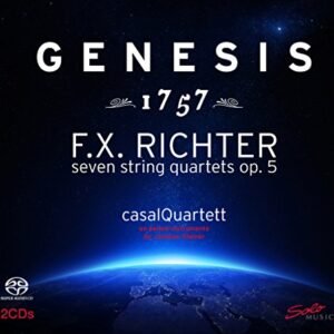 Genesis 1757 - Richter: String Quartets,Op. 5 - casalQuartett (CDs)
