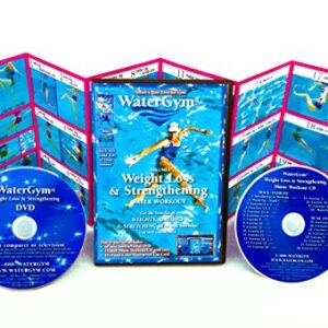 WaterGym Weight Loss & Strengthening Water Aerobics DVD / Music CD / Waterproof Card (CDs)
