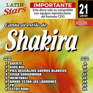 Karaoke:Shakira 4-Latin Stars - Shakira (CDs)