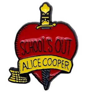 Broche de lapela de metal Alice Cooper School's Out (CDs)