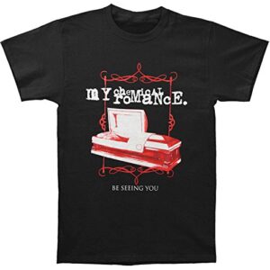 My Chemical Romance Camiseta masculina preta com caixão, Preto, M (CDs)