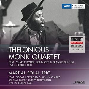 Live In Berlin 1961/Live In Essen 1959 - Monk, Thelonious Quartet/Martial Solal Trio (CDs)