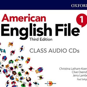 American English File 1 - Class Audio CD (Pack Of 5) - Third Edition - LATHAM-KOENIG, CHRISTINA (CDs)