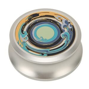 Estabilizador de disco HiFi, estabilizador de peso de gravação, profissional para toca-discos, estabilizador de disco com almofada inferior de silicone para toca-discos, amortecimento de vibração (Equipamentos)