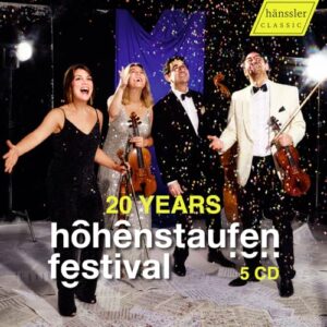 20 Years Hohenstaufen Festival - Rahel Rilling; Gabriel Adorjan; Guy Ben-Ziony; David Adorjan; Isabel Charisius; Martin Menking; Daniel Rohn; Jorg Widmann; Lena Neudauer; Amihai Grosz; Zvi Plesser; Yejin Gil; Nora Chastain; Annika Treutler; Florian Menzel; Giovanni Weiss; Mini Schulz; Eckhard Stromer (CDs)