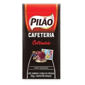Café em Cápsula Torrado e Moído Pilão Cafeteria Colômbia Caixa 52g 10 Unidades (Café)