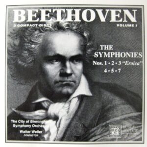 Beethoven: The Complete Symphonies Volume I [Audio CD] Ludwig van Beethoven; City of Birmingham Symphony Orchestra and Walter Weller (CDs)