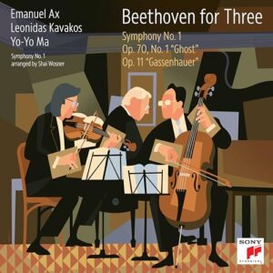 Beethoven for Three: Symphony No. 1 / Op. 70, No. 1 "Ghost" / Op. 11 "Gassenhauer" (CDs)