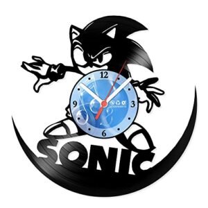 Relógio De Parede Disco Vinil Jogos e Games - Sonic - VJG-031 (Discos de Vinil)
