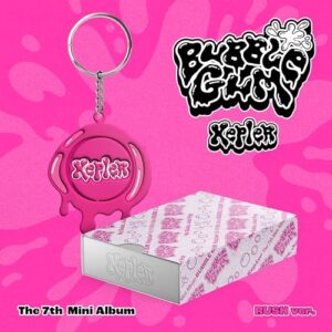 Bubble Gum - Rush Version - incl. NFC Music Rubber Keyring, Slide Box, Message Gum Wrapped Card + Gum Card, Mini Photobook w/Lyrics, 2 Tattoo Stickers + Photocard - Kep1ER (CDs)