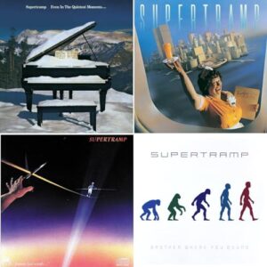 Even The Quitest Moment - Breakfast In America - Famous Last Words - Brother Where You Bound - Supertramp 4 CD Album Bundling (CDs)