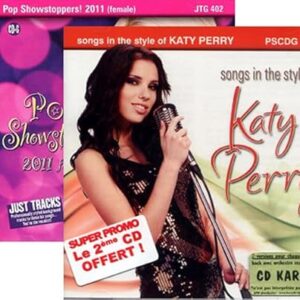 Coffret 2 CD Play-Back Karaoké Katy Perry & Pop Showstoppers (CDs)