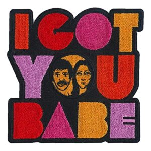 C&D Visionary Patch Sonny & Cher I Got You Babe, vermelho, azul, rosa, preto (CDs)