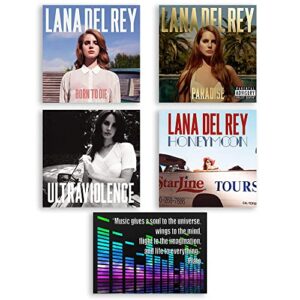 Lana Del Rey Early Albums 4 CDs / Born To Die / Paradise / Ultraviolence / Honeymoon / with Bonus Art Card (CDs)