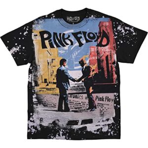 Liquid Blue Unissex-adulto padrão Pink Floyd Wish You were Here Havok, Preto, M (CDs)