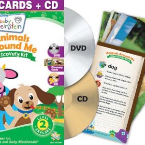 Baby Einstein: Animals Around Me Discovery Kit ( DVD + CD and Discovery Cards) - n/a (CDs)