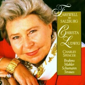 Farewell to Salzburg - Christa Ludwig (BMG) - Johannes Brahms (CDs)