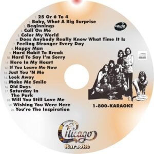 Singers Solution Chicago Karaoke CD, 20 Greatest Hits Collection, Special Edition - REO Speedwagon (CDs)