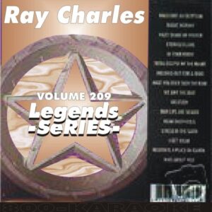 Ray Charles Karaoke CD+G Legends #209 17 Song Disc - Legends (CDs)