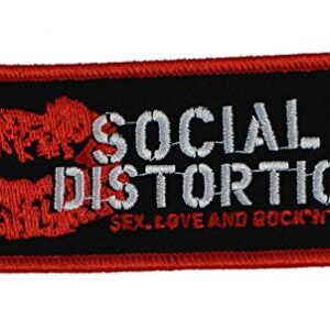 C&D Visionary Application Social Distortion Lip Logo Patch (CDs)
