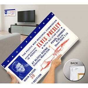Mega Ingresso Elvis Presley - 25 de março de 1961 Pearl Harbor Memorial (Discos de Vinil)