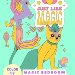 Magic Bedroom Color By Number: Coloring Activity Book - Press, Reitia (CDs)
