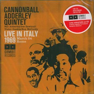 Live In Italy 1969 - Cannonball Adderley Quintet (CDs)