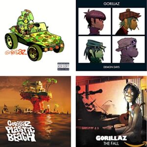 Gorillaz - Demon Days - Plastic Beach - The Fall - Gorillaz 4 CD Album Bundling (CDs)