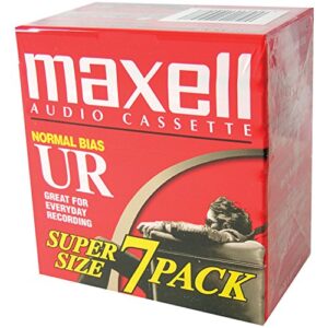 Maxell Cassetes de Áudio de 90 Minutos, 7 Fit by Pack, Apple, 1-Pack (CDs)