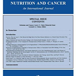 Selenium and Cancer: Larry C. Clark Memorial Issue: A Special Issue of Nutrition and Cancer (English Edition) - Cohen, Leonard A. (CDs)