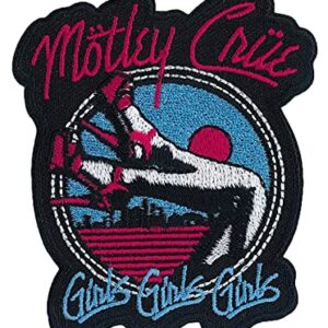 C&D Visionary Emblema Motley Crue para meninas, preto, azul, vermelho (CDs)