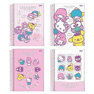 CADERNO ESPIRAL UNIV CD 1X1 80FLS HELLO KITTY E AMIGOS (CDs)