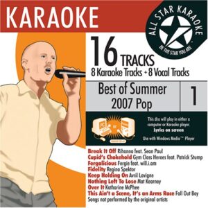 ASK-81003 Pop Karaoke Summer 2007 Vol.1; Gym Class Heroes, Avril Lavigne and Katharine McPhee [ENHANCED] - Various (CDs)