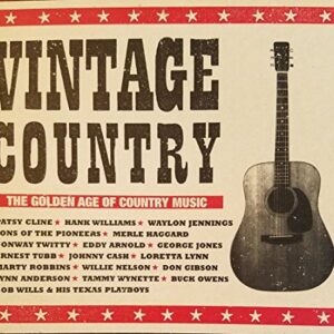 Vintage Country: The Golden Age of Country Music [Audio CD] Eddy Arnold; Patsy Cline; Bob Wills & His Texas Playboys; Hank Williams; Sons Of The Pioneers; Ernest Tubb; Johnny Cash; Merle Haggard; George Jones and Conway Twitty (CDs)
