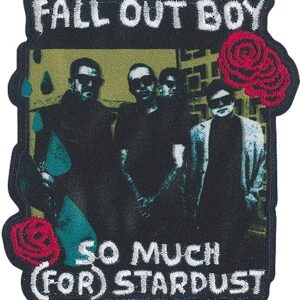 C&D Visionary Patch gráfico Fall Out Boy Roses, preto, vermelho, branco (CDs)