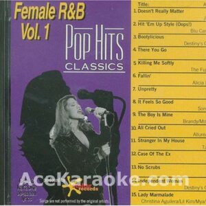 Karaoke Music CDG: Pop Hits Monthly Classics Female R&B Vol.1 CDG - Alicia Keys (CDs)