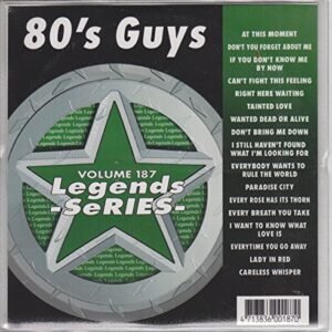 LEGENDS Karaoke CDG Vol.187 80'S MALE Pop and Rock Hits REO ELO U2 Jovi Police - Karaoke CDG (CDs)
