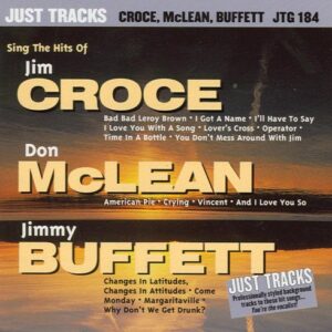 Karaoke: Jim Croce - McLean - Buffett (CDs)