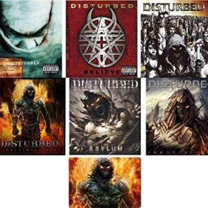 Disturbed Complete Studio Album CD Collection Years 2000-2015 with Bonus Art Card (CDs)