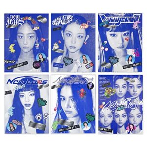 NewJeans - 1st EP [New Jeans] (Blubook Ver - Random) Log Book + Pin-Up Book + Phoning Manual Book + CD + ID Card + Sticker Pack + Photocards + Mini Poster + 3 Extra Photocards - NewJeans (CDs)