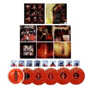 Slipknot 25th Anniversary Blood Filled Box Set, Limited Edition 6-LP Vinyl Record Collection, Red Color Variant /100 - Slipknot (Discos de Vinil)