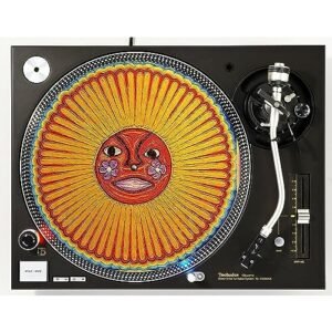 DJ Sun #3 Scratch Pad 1200 Memorabilia de vinil 30,48 cm Tapete deslizante para toca-discos Tapete de bandeja de DJ x1 (Equipamentos)