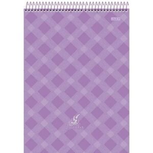 Caderno Espiral Superior Cd 1/4 14X20Cm 80 Fls Lavender Sd (CDs)