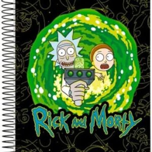 CADERNO ESPIRAL UNIV CD 10X1 160FLS RICK AND MORTY FSC - JANDAIA - 75155-24 - A PAGINA (CDs)
