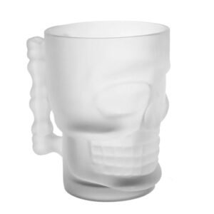 Caneca Copo Chopp Caveira Vidro 500 Ml (Cervejas)
