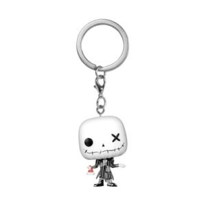 Funko Pop! Keychain: Patchwork - Jack Skellington - The Nightmare Before Christmas Novelty Keyring - Stocking Filler - Gift Idea - Official Merchandise - Disney Fans - Backpack Decor (Bonecos)