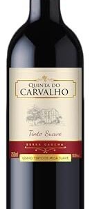 VINHO TINTO SUAVE QUINTA DO CARVALHO 750 mL (Vinhos)